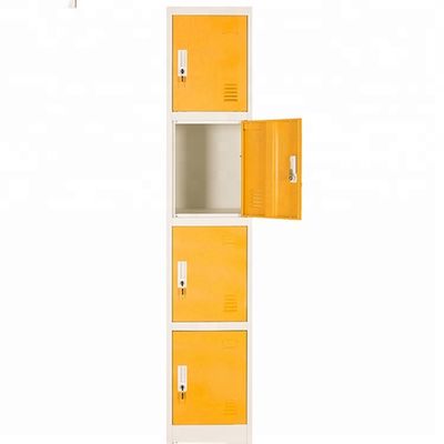 Multi Tier 4 Doors Steel Locker Modular Metal Lockers