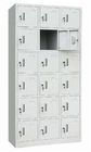 Multifunctiona 18 Doors Electrostatic Fireproof Metal Lockers