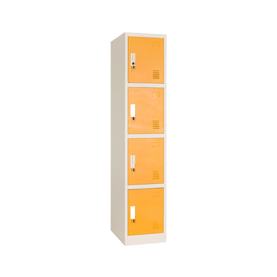 New Style School Storage Small Metal 4 Compartment Locker For Students